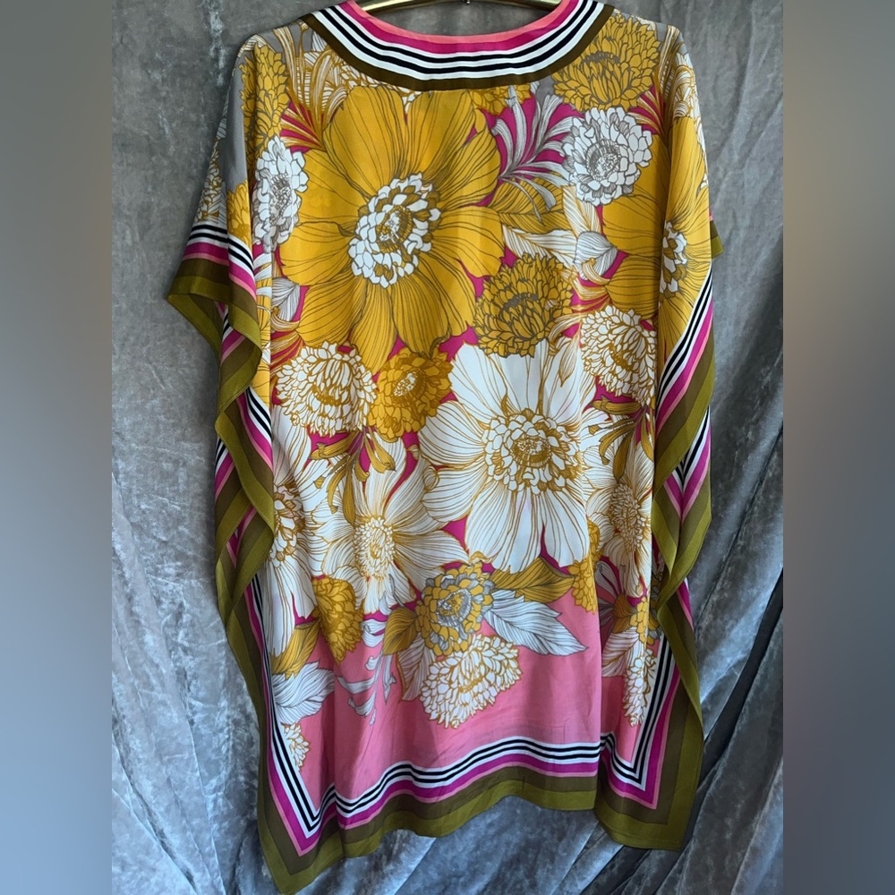 Trina Turk Theodora Silk Caftan Dress π΅xs/s - Picture 10 of 11
